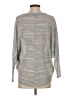 Aqua Metallic Gray Pullover Sweater Size S - photo 2