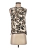 J.Crew 100% Cotton Floral Tropical Tweed Ivory Sleeveless Blouse Size 4 (petite) - photo 1