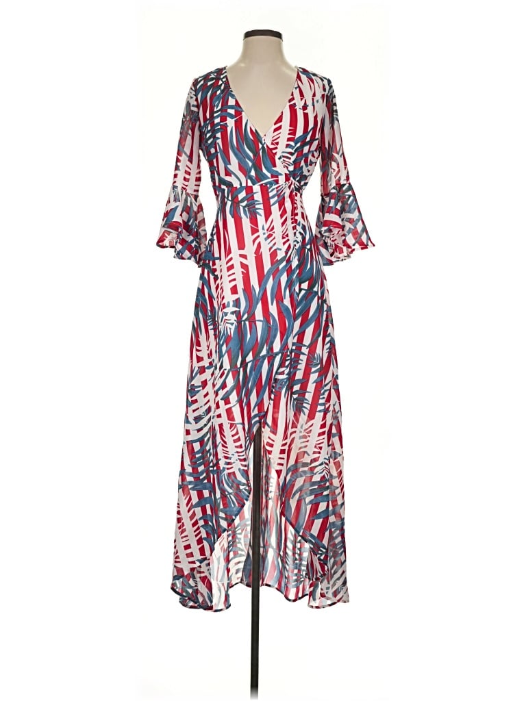Pre-owned Luxxel Casual Dress In Red