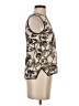 J.Crew 100% Cotton Floral Tropical Tweed Ivory Sleeveless Blouse Size 4 (petite) - photo 4