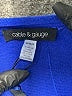 Cable & Gauge Blue Pullover Sweater Size M - photo 7