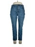 Sézane Chevron-herringbone Blue Jeans Size XL - photo 1