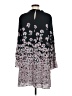 CeCe 100% Polyester Print Black Casual Dress Size 8 - photo 2