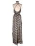 Studio 1011 Paisley Silver Tan Jumpsuit Size L - photo 2