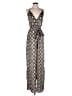 Studio 1011 Paisley Silver Tan Jumpsuit Size L - photo 1