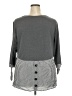AGB Gray 3/4 Sleeve Top Size 2X - photo 2
