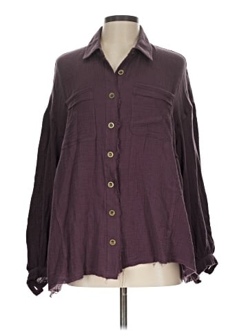 Listicle Long Sleeve Blouse (view 1)