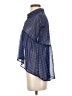 Millau 100% Polyester Blue Short Sleeve Blouse Size S - photo 5