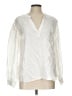 Boden 100% Linen White Long Sleeve Blouse Size 10 - photo 1