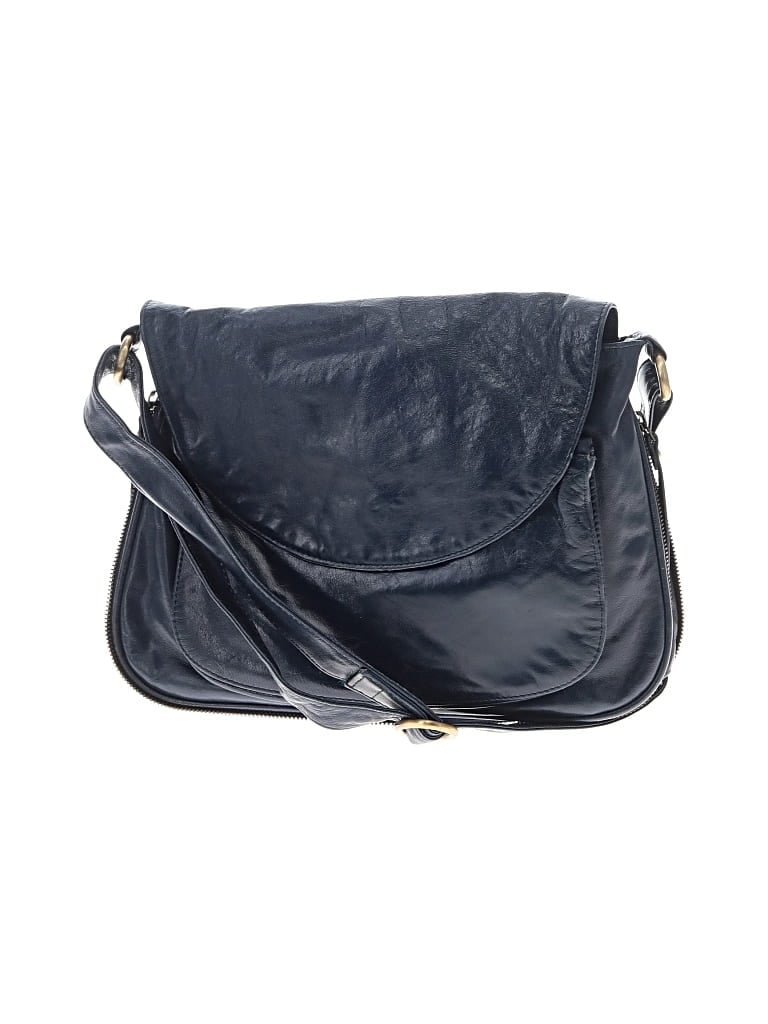 Pre-owned Latico Messenger In Blue