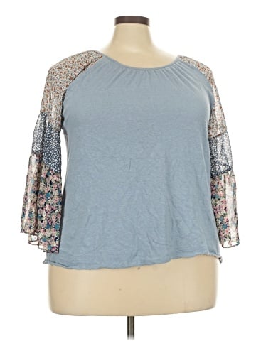Umgee 3/4 Sleeve T-Shirt (view 1)