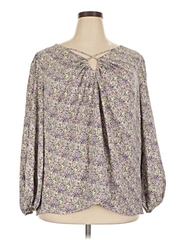Skies Are Blue 3/4 Sleeve Blouse (view 1)