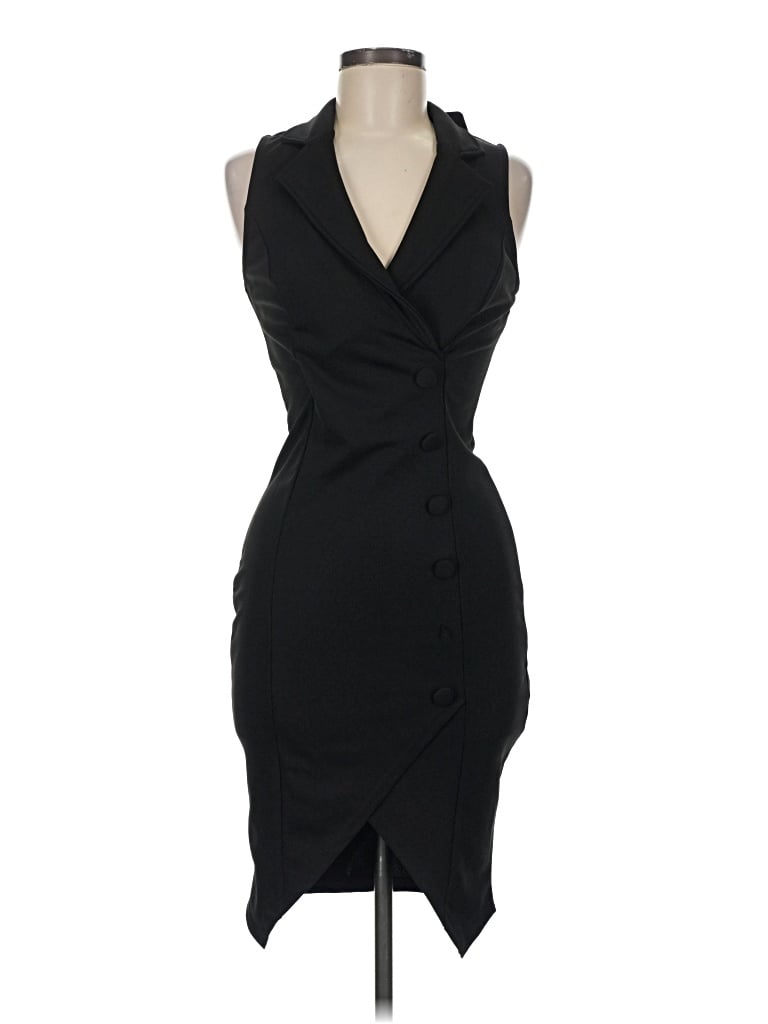 Pre-owned Privy Cocktail Dress In Black