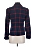 Merona Plaid Blue Blazer Size 4 - photo 2