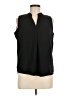 Just Be... 100% Polyester Black Sleeveless Blouse Size M - photo 1