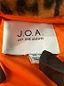 JOA Animal Print Orange Faux Fur Jacket Size XS - photo 6