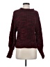 Parker Tweed Burgundy Pullover Sweater Size S - photo 1