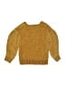 Jessica Simpson 100% Polyester Tweed Gold Pullover Sweater Size 2T - photo 2
