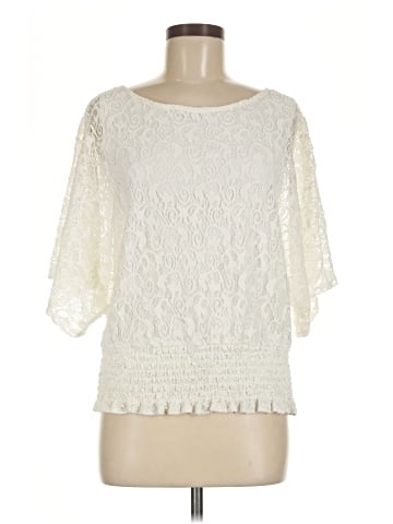 Lauren Michelle 3/4 Sleeve Blouse (view 1)