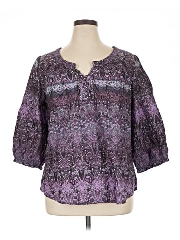 Gloria Vanderbilt 3/4 Sleeve Blouse (view 1)
