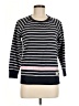 Jack Wills 100% Cotton Stripes Black Pullover Sweater Size 6 - photo 1