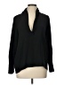 Zara Basic Black Long Sleeve Blouse Size L - photo 1