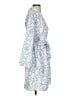Cider Paisley Blue Cocktail Dress Size XS - photo 4