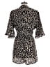 Shein Curve 100% Polyester Animal Print Tan Black Romper Size 16 Plus (2) - photo 2