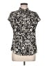 ExOfficio Print Black Short Sleeve Blouse Size M - photo 1