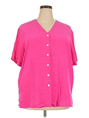 Anna and Frank Short Sleeve Silk Top (view 1)