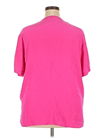 Anna and Frank Short Sleeve Silk Top (view 2)