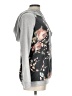 12pm by Mon Ami Floral Gray Pullover Hoodie Size L - photo 4