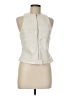 KHY 100% Polyurethane Solid Ivory Sleeveless Blouse Size M - photo 1