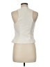 KHY 100% Polyurethane Solid Ivory Sleeveless Blouse Size M - photo 2