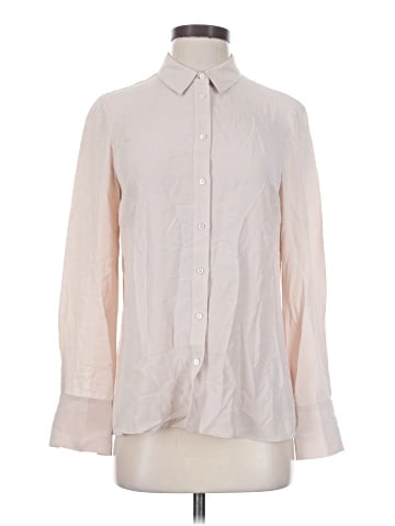 Jigsaw Long Sleeve Silk Top (view 1)
