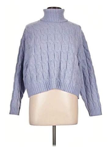 Pink Rose Turtleneck Sweater (view 1)