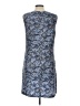 Tory Burch Paisley Solid Floral Blue Casual Dress Size 10 - photo 2