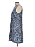 Tory Burch Paisley Solid Floral Blue Casual Dress Size 10 - photo 5