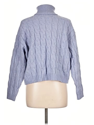 Pink Rose Turtleneck Sweater (view 2)