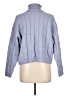 Pink Rose 100% Polyester Blue Turtleneck Sweater Size L - photo 2