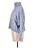 Pink Rose 100% Polyester Blue Turtleneck Sweater Size L - photo 5