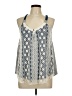 Rewind Blue Sleeveless Blouse Size L - photo 1
