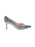 M. Gemi 100% Leather Gray Heels Size EU 37 1/2 - photo 1