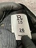 R13 Graphic Gray Jeans Size 26 waist - photo 7