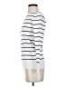 Theory Stripes White Turtleneck Sweater Size S - photo 5