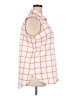 Columbia 100% Polyester Plaid Orange Pink Sleeveless Blouse Size XXL - photo 4