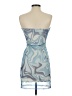 pretty garbage 100% Polyester Graphic Blue Cocktail Dress Size S - photo 2