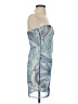 pretty garbage 100% Polyester Graphic Blue Cocktail Dress Size S - photo 4