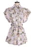 Zimmermann 100% Linen Floral Purple Pink Acacia Romper Size L - photo 1