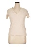 Forever 21 100% Cotton Ivory Short Sleeve Turtleneck Size XL - photo 1